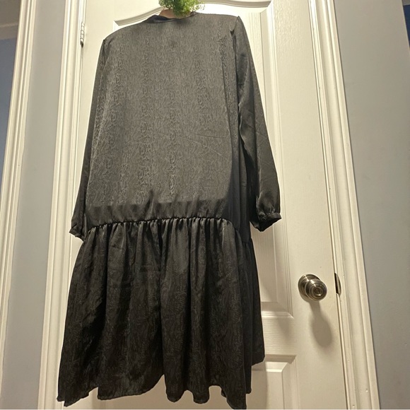 🌸3 for $30 NWT Joe Fresh Little Black Dress cetim jacquard Size 1X - Picture 15 of 16